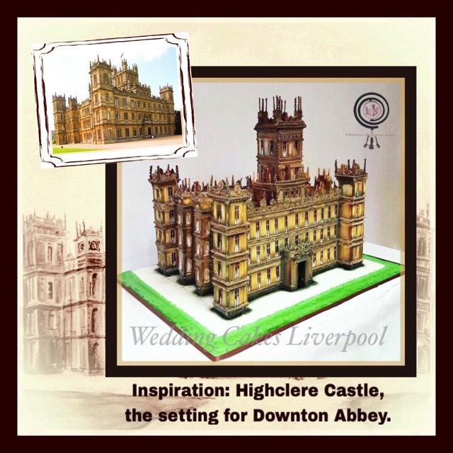 Downton Abbey Cake inspired by Highclere Castle
