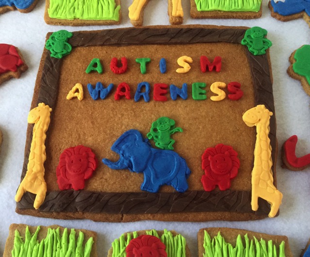Autism Awareness Cookie 