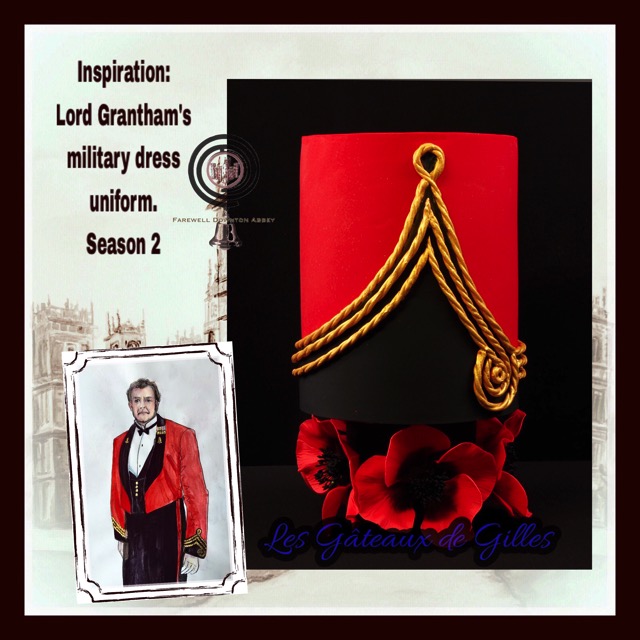 Downton Abbey Cake Inspired By Lord Grantham's Military Dress Uniform
