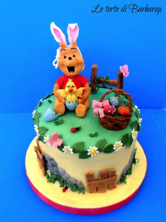 Winnie the Pooh Easter Cake