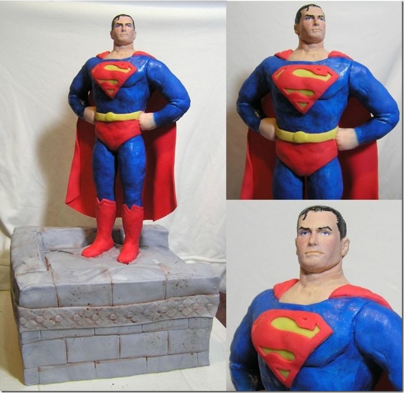 Superman Cake