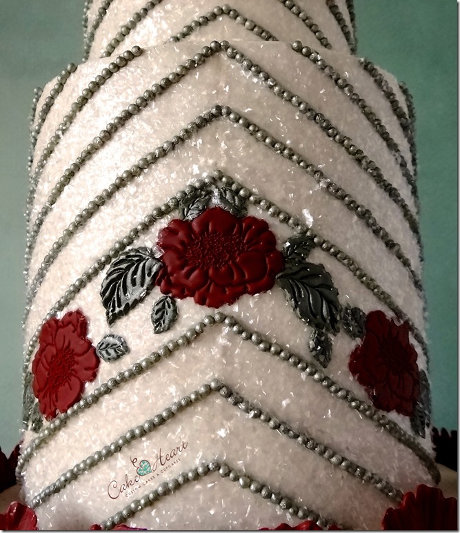 Downton Abbey Cake Based On Lady Rose’s Christmas Dress
