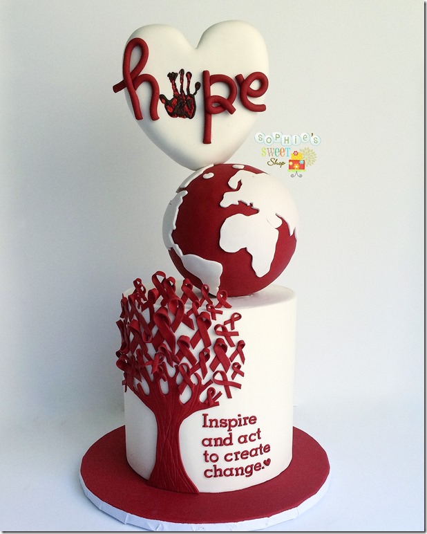 World AIDS Day Cake 