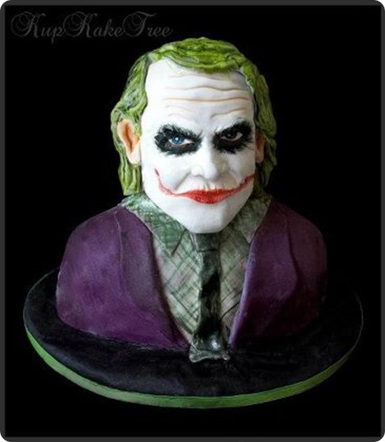 Heath Ledger Joker Cake