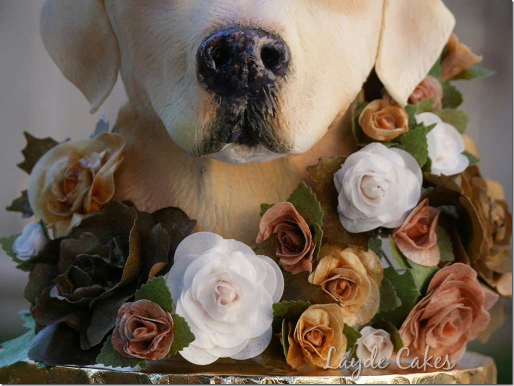 Downton Abbey Cake Featuring Isis, Lord Grantham’s Dog