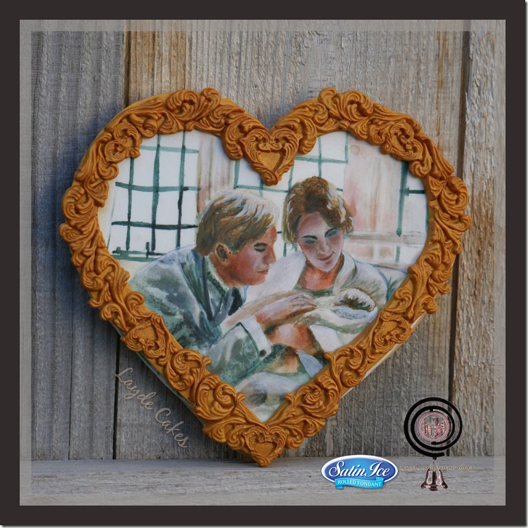 Downton Abbey Cookie Featuring Matthew and Mary