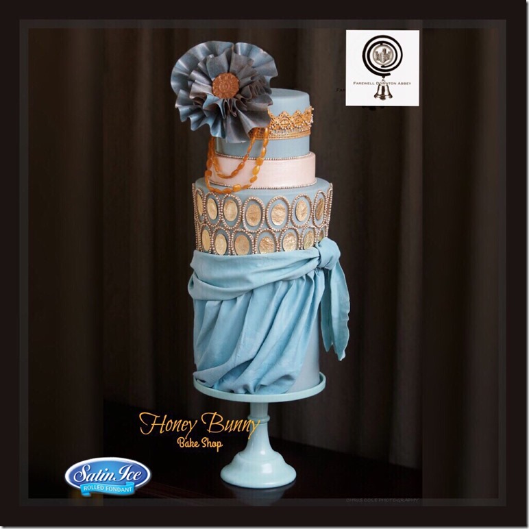 Downton Abbey Cake Inspired By Lady Edith’s Dress