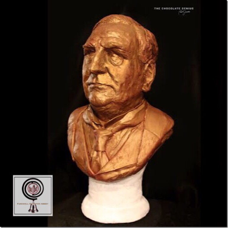 Chocolate Bust Of Charles Carson From Downton Abbey