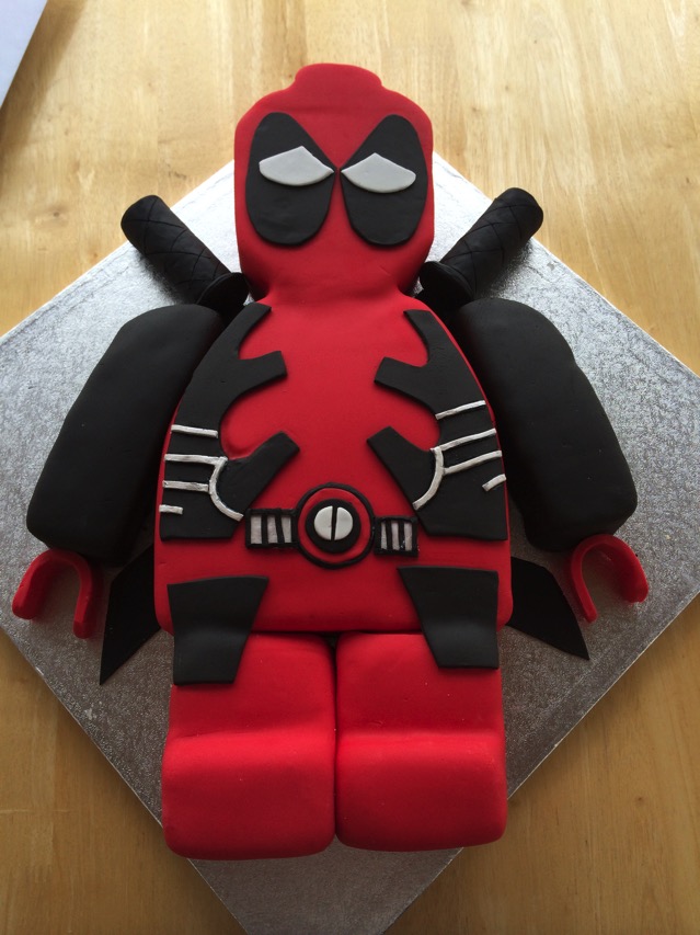 LEGO Deadpool Cake