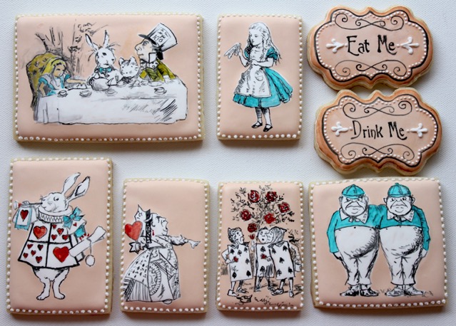 Alice In Wonderland Cookies