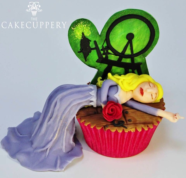 Princess Aurora Cupcake