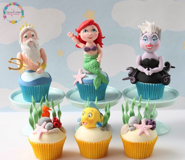 Little Mermaid Cupcakes