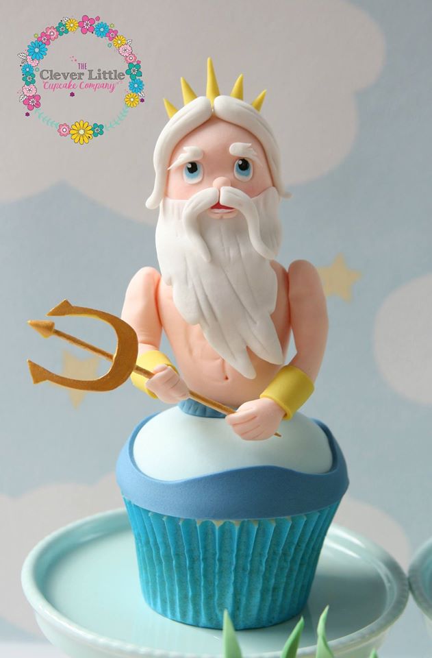 King Triton Cupcake