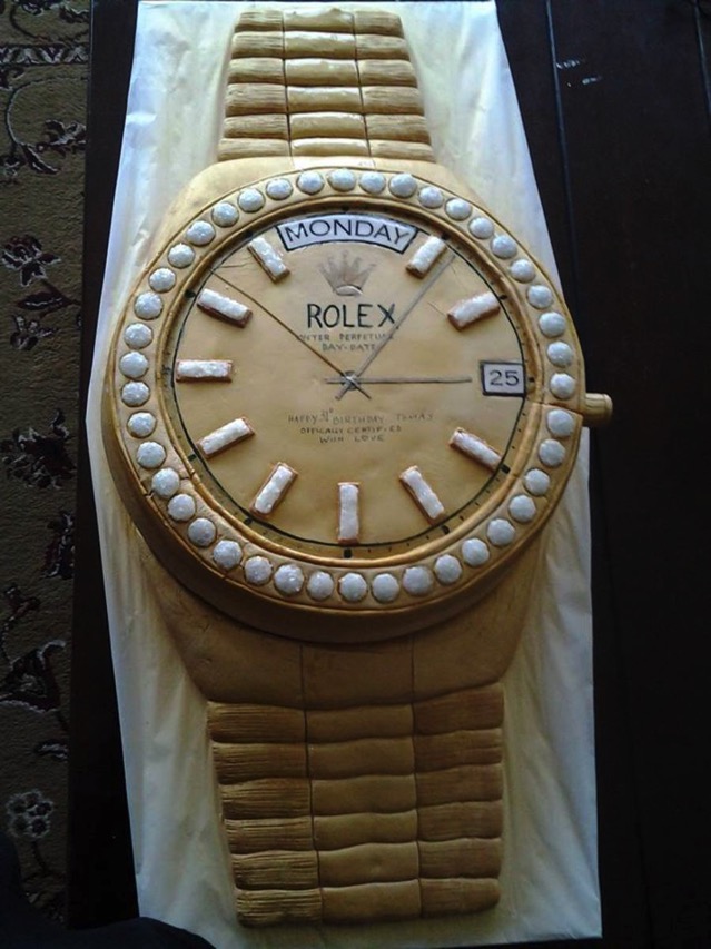 Rolex Watch Cake