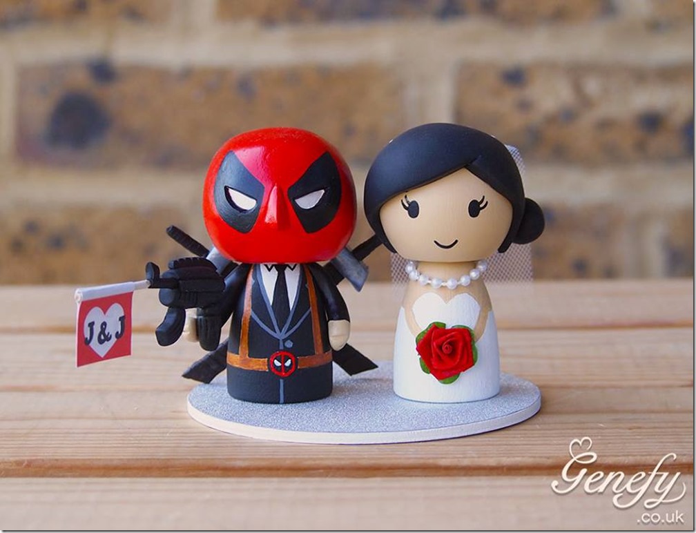 Deadpool Wedding Cake Topper