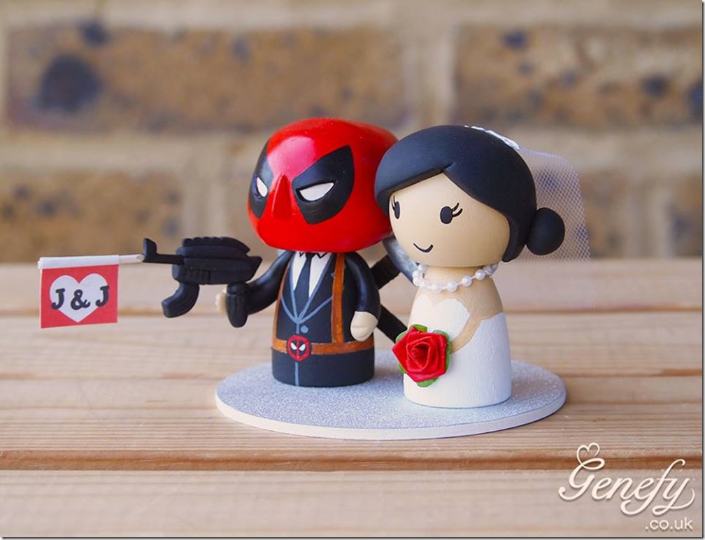 Deadpool Wedding Cake Topper
