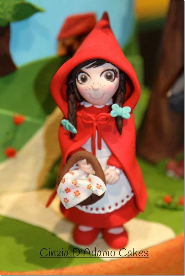 Little Red Riding Hood Cake Topper