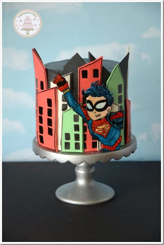Amalgam Comics' Spider-Boy Cake