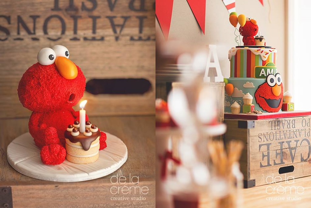 Elmo Birthday Cake