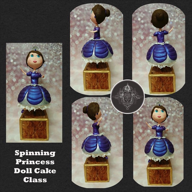 Spinning Doll Princess Cake