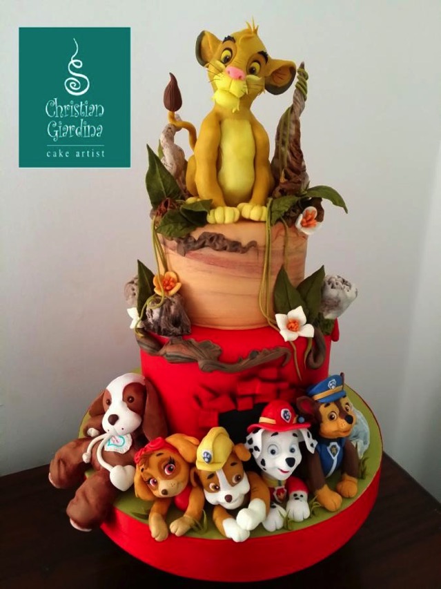 Torta Primo Compleanno Little lion cake - Milano e Varese – cakeintown