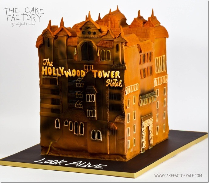 Twilight Zone Tower of Terror Cake 