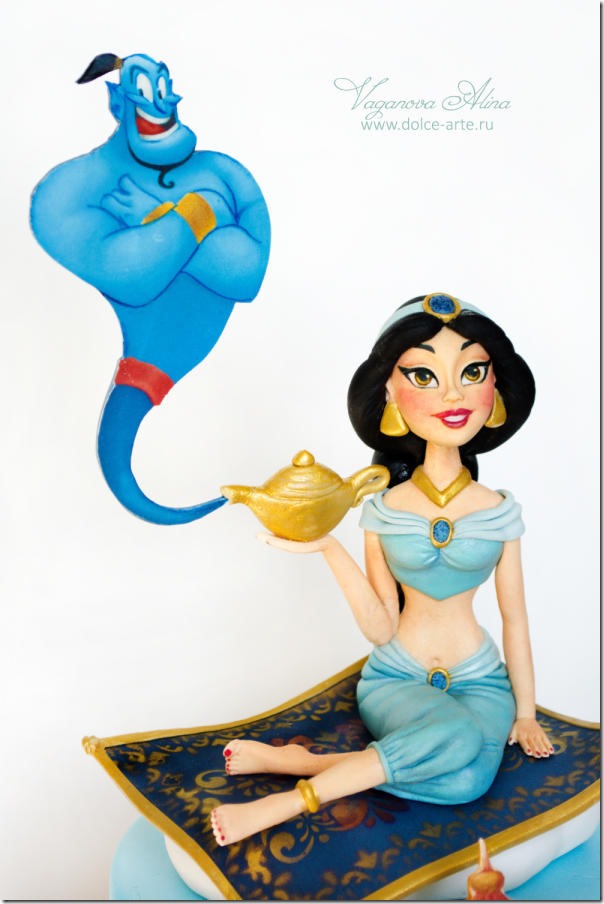 Princess Jasmine Cake Topper