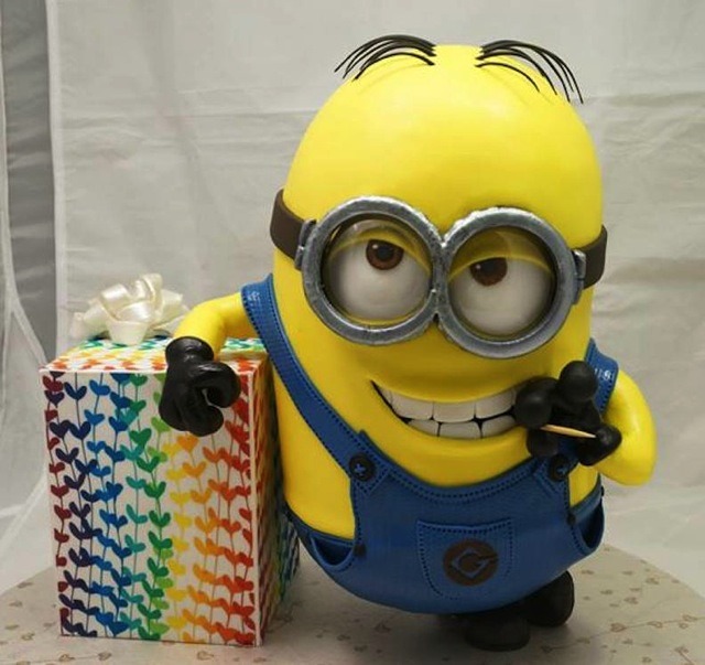 Minion Dave Cake