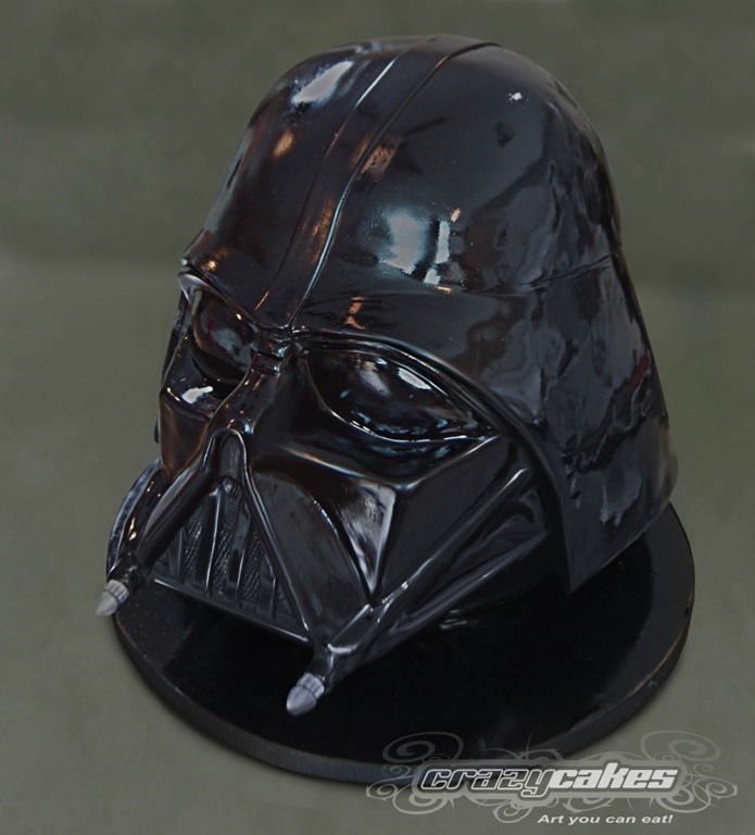 Darth Vader Helmet Cake
