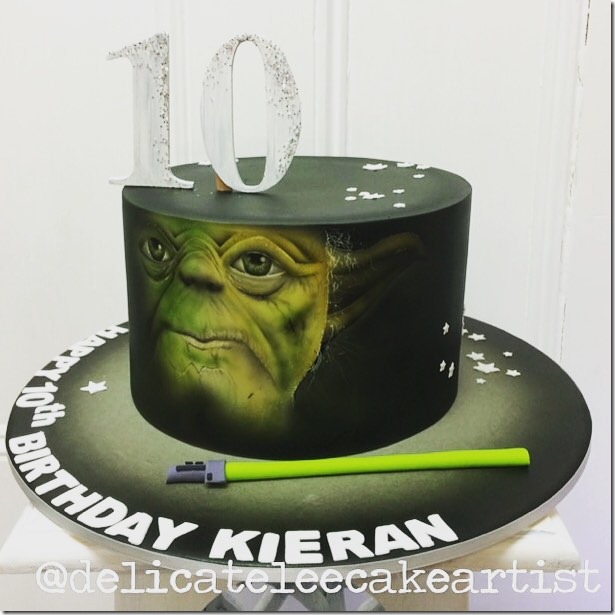 Yoda 10th Birthday Cake