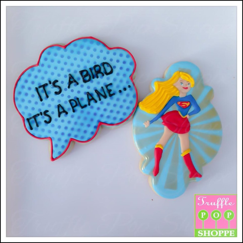 Supergirl Cookies