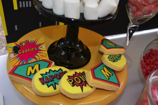 Superhero Cookies 