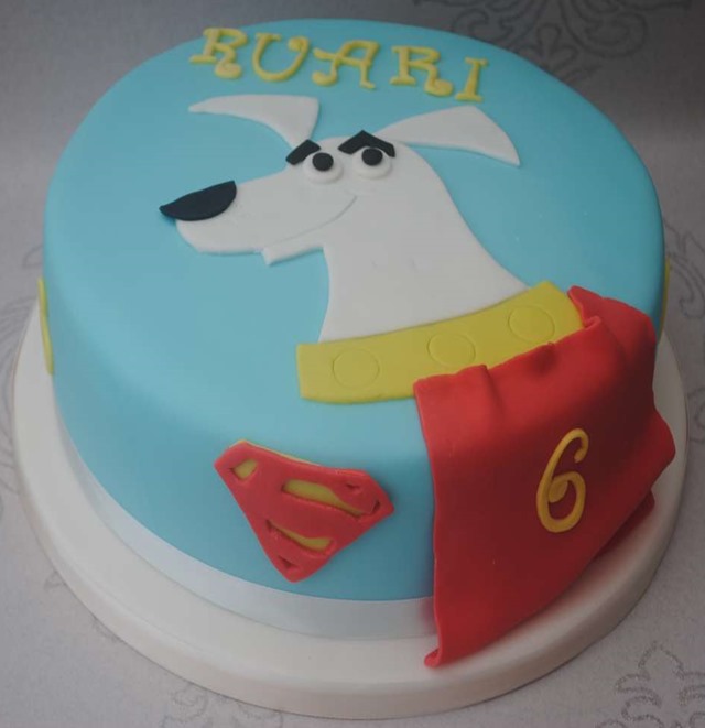 Krypto 6th Birthday Cake 