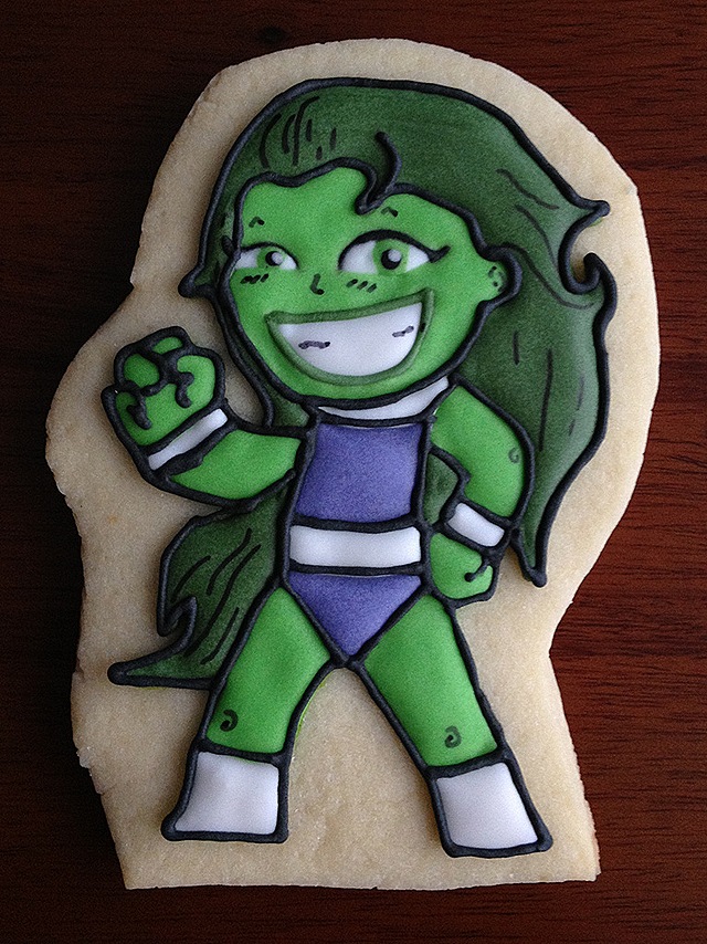 She-Hulk Cookie
