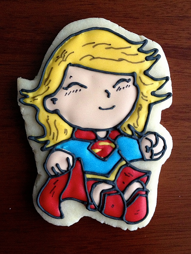 Supergirl Cookie