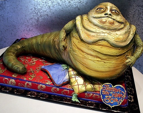 Jabba the Hut Cake 