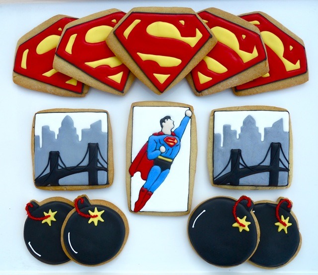 Superman Cookies