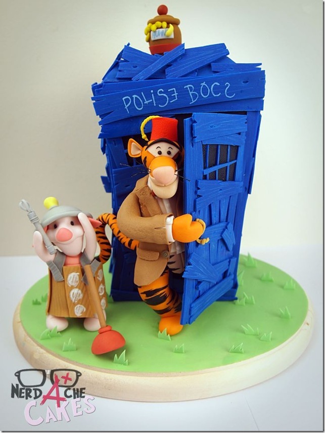 Tiggerrific Doctor Who Cake