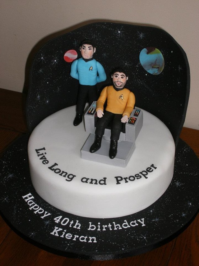 Star Trek 40th Birthday Cake