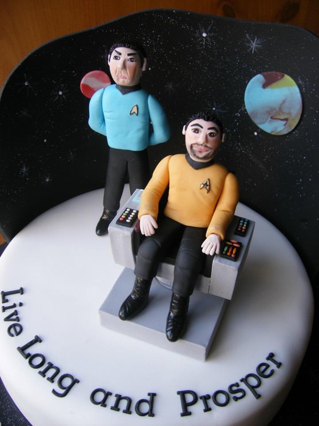 Star Trek 40th Birthday Cake