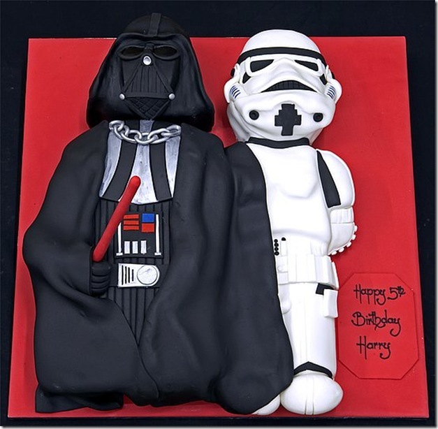 Darth Vader & Storm Trooper Cake 