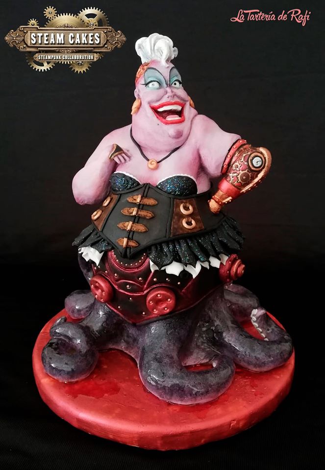 Steampunk Ursula Cake
