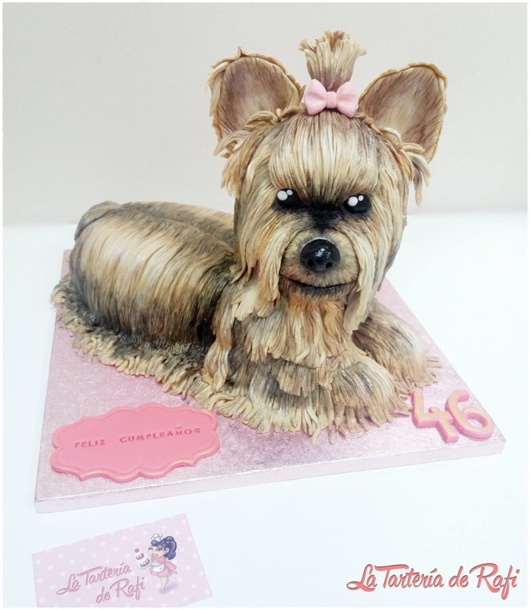 Sculpted Dog Cake