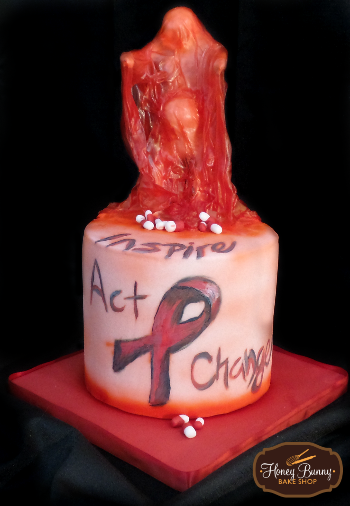 World AIDS Day Cake