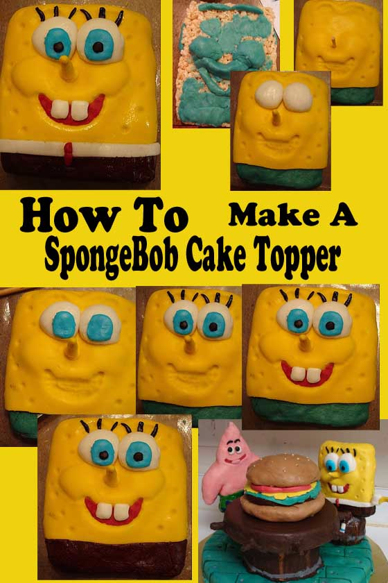 How To Make SpongeBob Cake Topper 