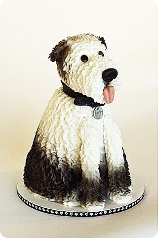 Sheep Dog Cake