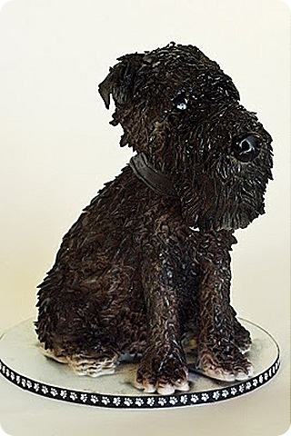 Kerry Blue Terrier Cake