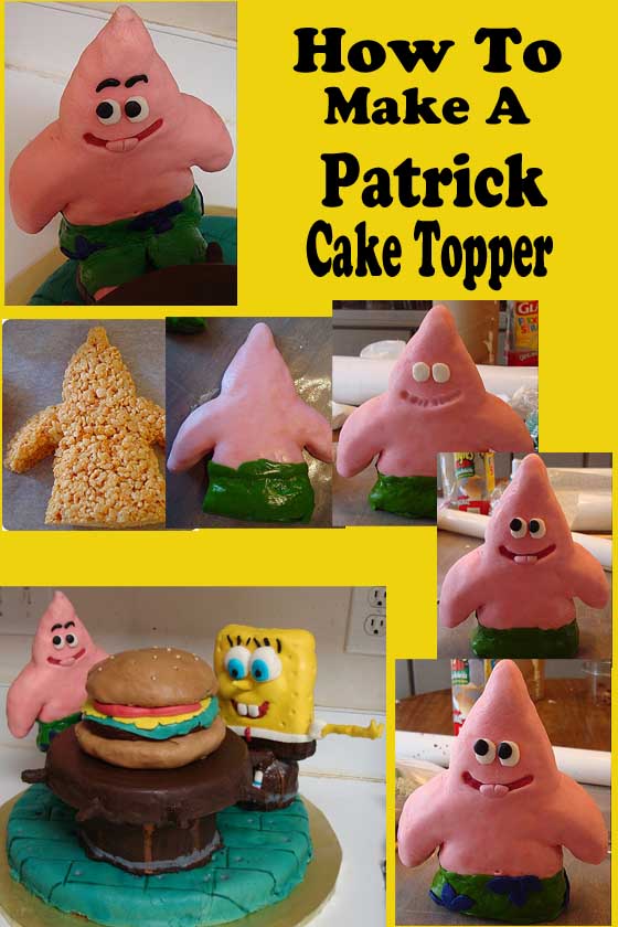 How To Make Patrick Cake Topper