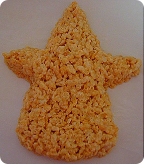 Patrick's Body with Arms - Rice Krispies Treats