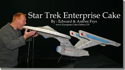 Star Trek Enterprise Cake
